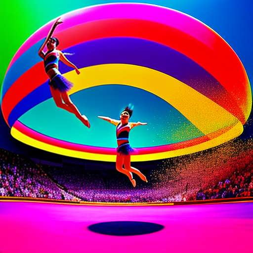 Mesmerizing Circus Tumblers Text-to-Image Prompt for Unique Art Creation - Socialdraft
