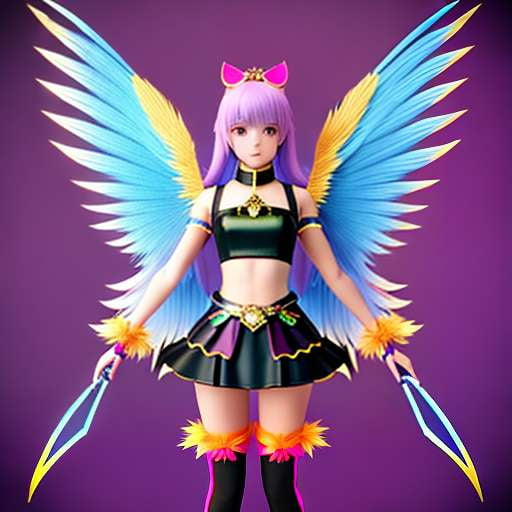 Magical Girl Anime Character Creator - 3D Midjourney Prompt