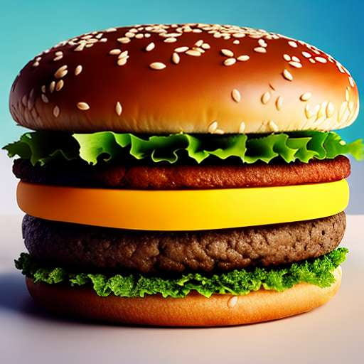Big Mac Pretzel Bun Burger - Customizable Midjourney Prompt - Socialdraft