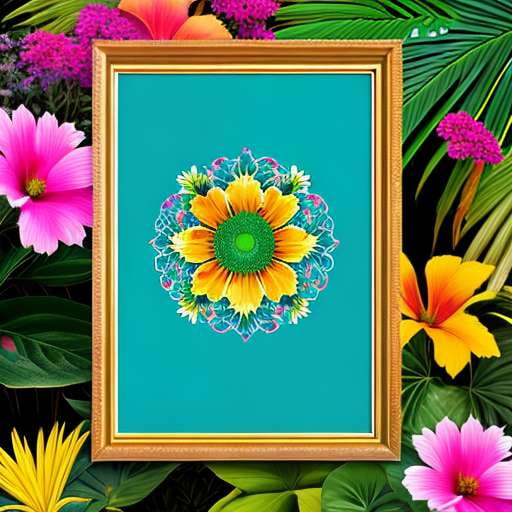 Tropical Garden Midjourney Creation - Customizable Text-to-Image Prompts - Socialdraft