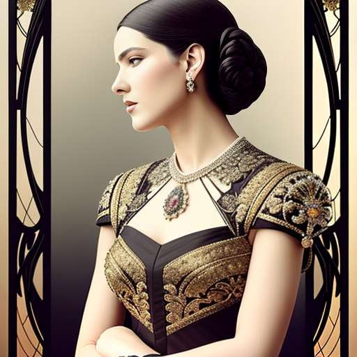 Couture Queen Custom Portrait Prompt for Midjourney Image Creation - Socialdraft