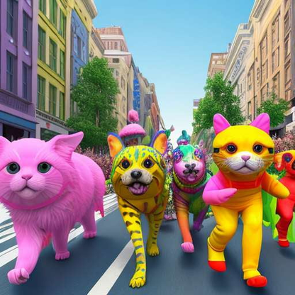 3D Pet Parades: Dress up your furry friends in adorable costumes! - Socialdraft