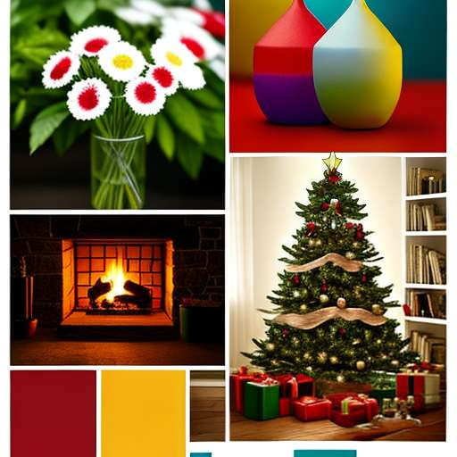 "Custom Holiday Greeting Collage - Personalized Midjourney Prompt" - Socialdraft