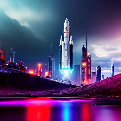 Rocketship Engine Midjourney Image Prompt for Unique Space Art Creations - Socialdraft