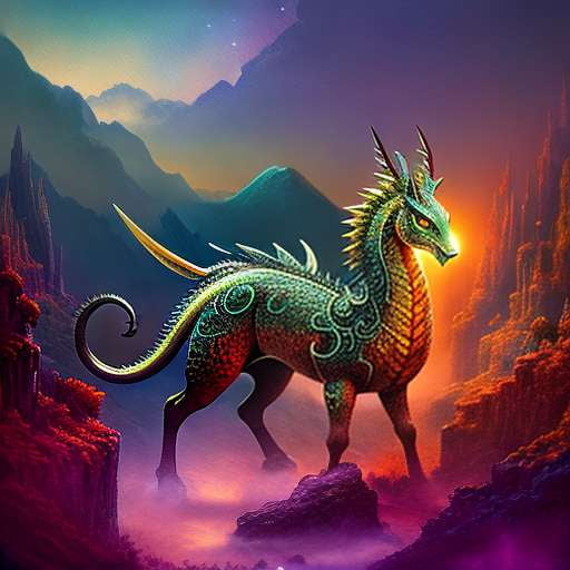 Celestial Guardian Dragon Midjourney Prompt - Socialdraft