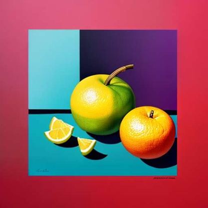 Bold Fruit Still Life Midjourney Prompt - Customizable Text-to-Image Creation for Art Enthusiasts - Socialdraft