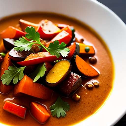 Curry-Spiced Vegetable Midjourney Masterpiece - Socialdraft