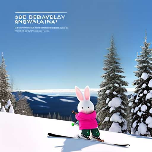 Ski Resort Bunny - Create your own Midjourney Masterpiece - Socialdraft