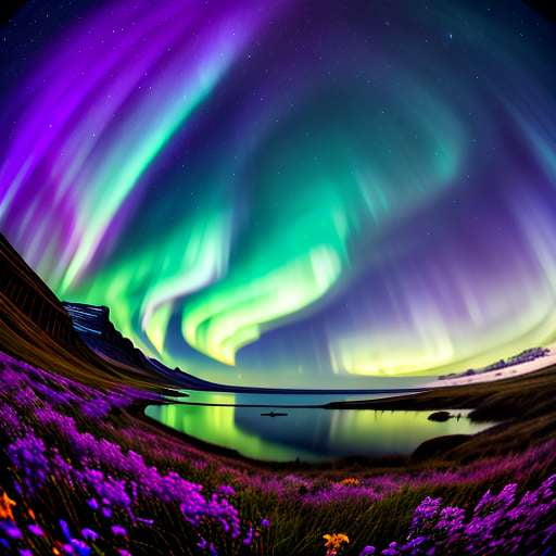 Aurora Borealis Midjourney Prompt: Stunning Northern Lights Image-Generation - Socialdraft