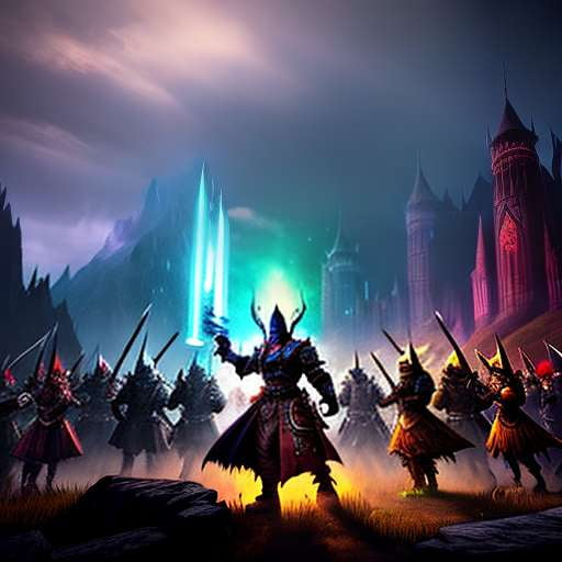 "Horde vs Alliance Midjourney: Create Your Own World of Warcraft Battle Scene" - Socialdraft