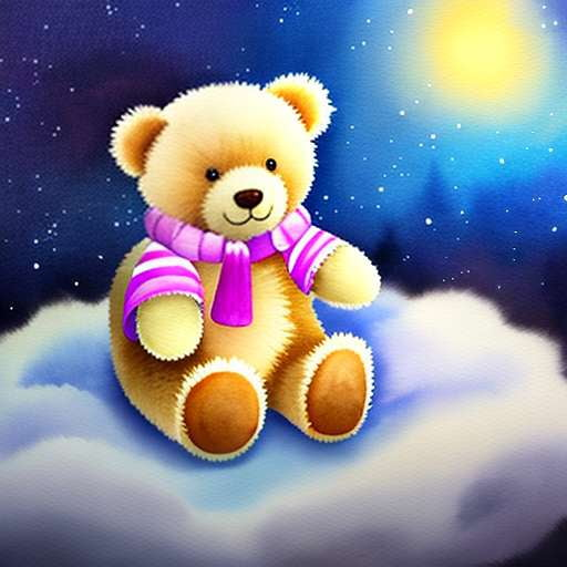 Teddy Bear Bedtime Dress Midjourney Prompt - Customizable Image Creation in Minutes - Socialdraft