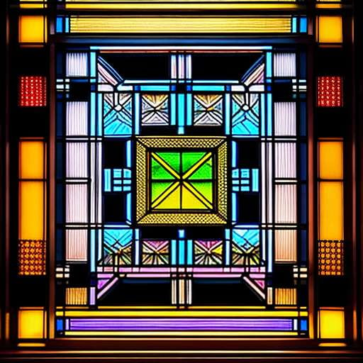 Tiffany Art Deco Stained Glass Midjourney Prompts - Socialdraft