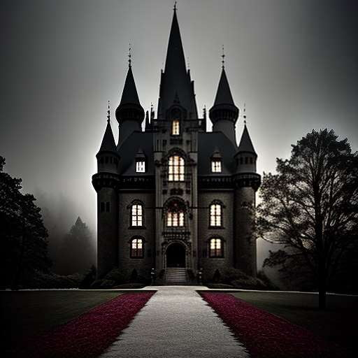 Creepy Castle Midjourney Image Prompt for Unique Customization and Recreations - Socialdraft
