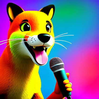Animal Karaoke Night Midjourney Prompt - Create a Fun and Unique Animal Sing-Along Scene! - Socialdraft