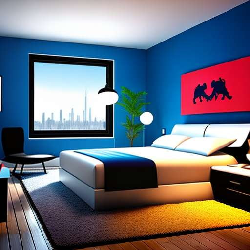 Superhero Lair Bedroom Midjourney Prompt - Create Your Own Heroic Hideaway! - Socialdraft