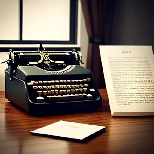 Romantic Typewriter Poetry - Customizable Midjourney Prompts - Socialdraft
