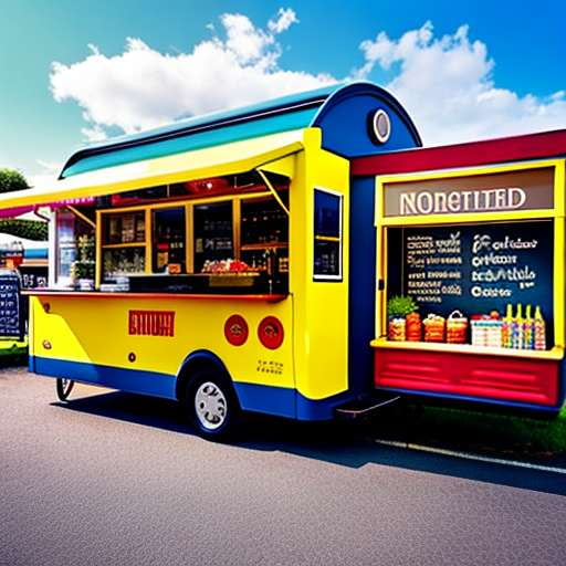 British Food Truck Portrait - Customizable Midjourney Prompt - Socialdraft