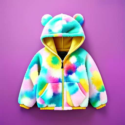 Floral Hooded Teddy Bear Jacket Midjourney Prompt - Socialdraft