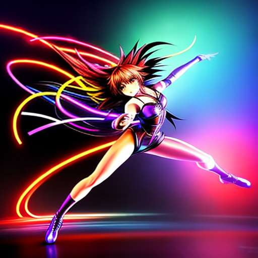 Theatrical Anime Dance - Custom Midjourney Prompt for Image Generation - Socialdraft