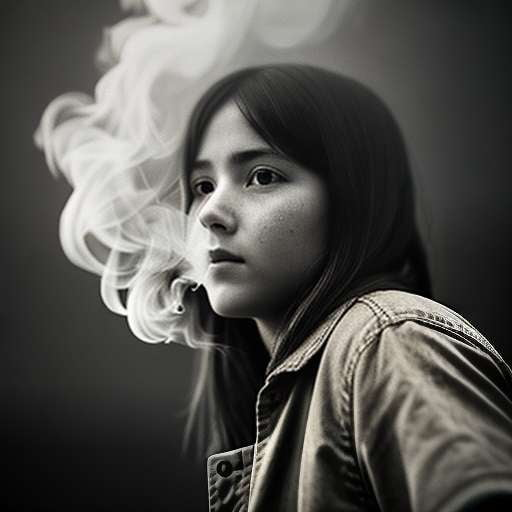Rustic Smoke Portrait Midjourney Prompt - Customizable AI Art Inspiration - Socialdraft