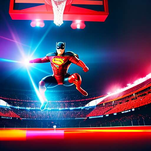 Superhero Sports Portrait Midjourney Prompt - Customizable Text-to-Image Creation for Athletic Superheroes - Socialdraft