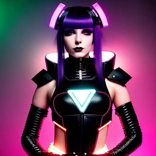 "Midjourney Cyber Goth Attire: Customize Your Unique Look" - Socialdraft