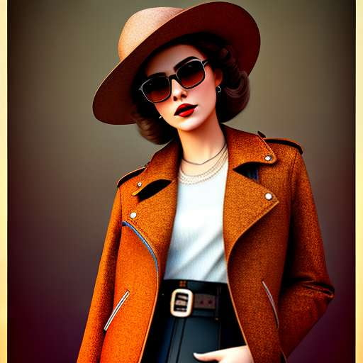 70s Inspired Leather Jacket Midjourney Prompt - Customizable Image Generation - Socialdraft