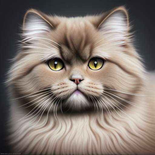 Midjourney Prompt for Realistic Persian Cat Drawing - Socialdraft