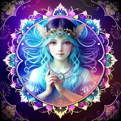 Enchanted Forest Mandala Fairy Midjourney Prompt - Socialdraft