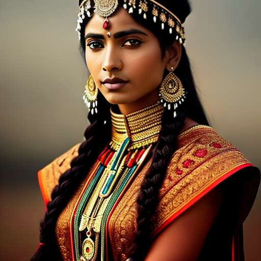 Customizable Indian Brave Portrait Midjourney Prompt for Stunning Artwork - Socialdraft