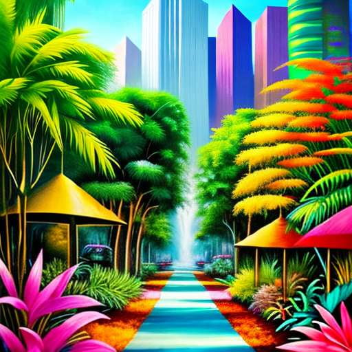 Jungle Urban Midjourney Prompt: Create Stunning Cityscapes with a Nature Twist - Socialdraft