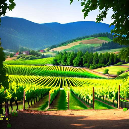 Wine Country Midjourney: Picture Perfect Vineyard Lunch Break Prompt - Socialdraft