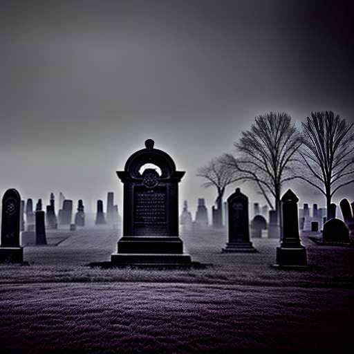 Spooky Graveyard Midjourney Image Generator - Socialdraft