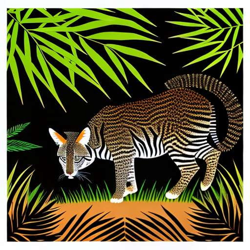 Camouflage Animal Portrait Midjourney Prompts for Customized Wildlife Art - Socialdraft