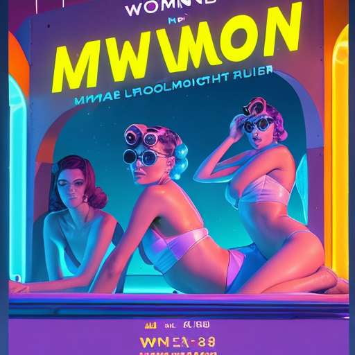 Moonlight Pool Party Women Midjourney Prompt - Socialdraft