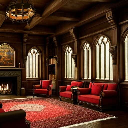 Harry Potter Common Room Midjourney Prompt - Socialdraft