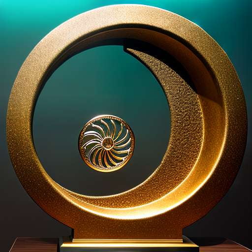 "Nautilus Chamber" 3D Sculpture Midjourney Prompt - Customizable Art Creation Tool for your Home or Office Decor - Socialdraft