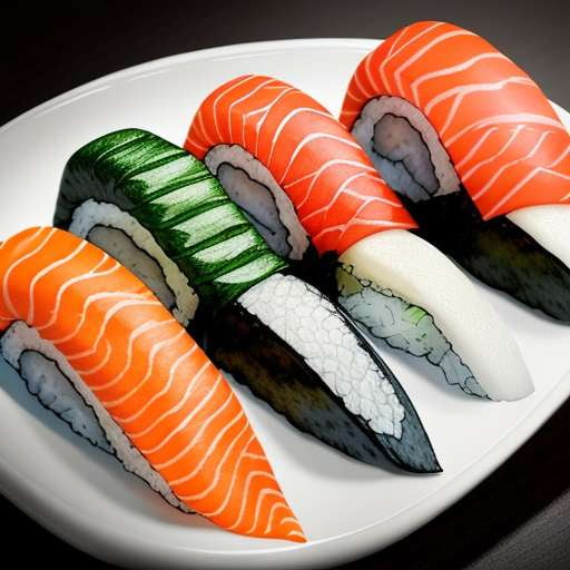 Midjourney Sushi Art: Customizable Prompts for Artistic Rolls - Socialdraft