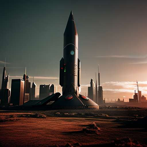 Dystopian Rocketship Midjourney Prompt - Create Your Own Sci-Fi Adventure - Socialdraft