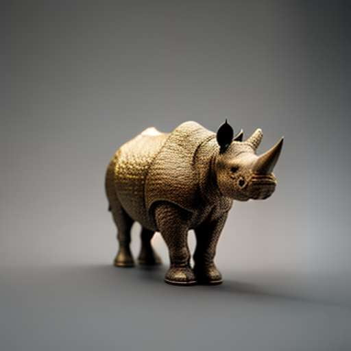 "Rhino Horn" Midjourney Image Prompt - Unique Customizable Creation - Socialdraft
