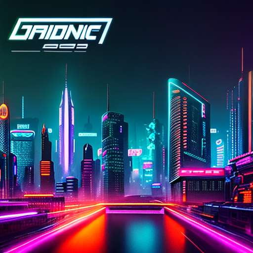 Neon City Skyline - Custom Midjourney Prompt for Image Generation - Socialdraft
