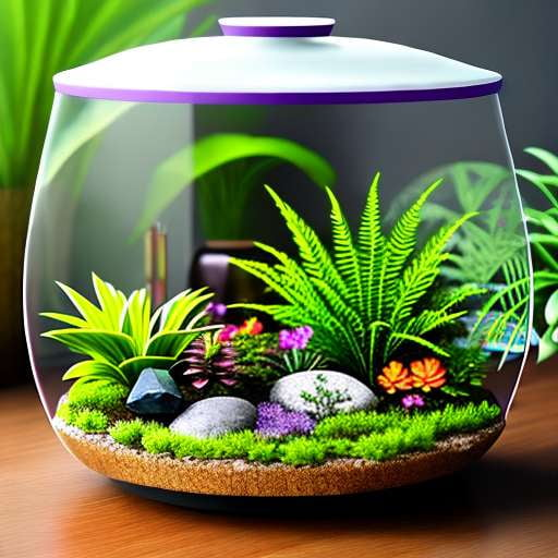 Bohemian Fern Terrarium Midjourney Creation – Text-to-Image Prompt - Socialdraft