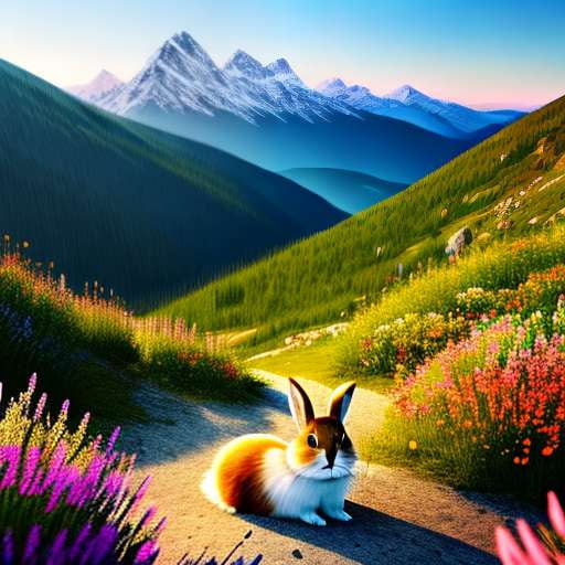 Alpine Bunny Midjourney Prompt: Create your own Whimsical Winter Wonderland - Socialdraft