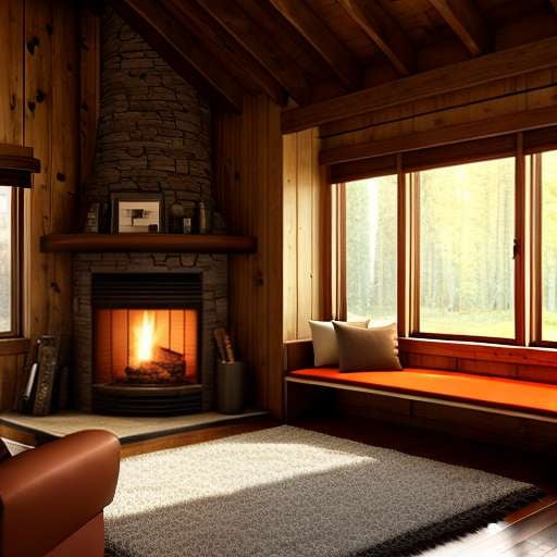 Cozy Maple Fireplace Midjourney Prompt - Create Your Own Magical Hearth - Socialdraft
