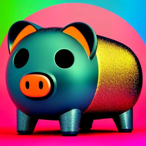 Metallic Piggy Bank Midjourney Prompt: Create Your Own Customized Coin Saving Adventure! - Socialdraft