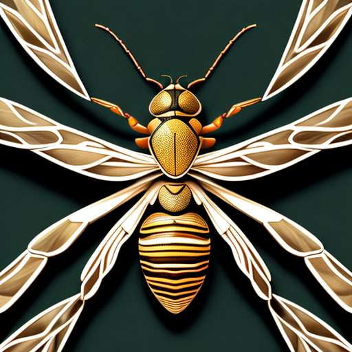 Insect Anatomy Midjourney Prompt: Deco Patterns for Biology Illustration - Socialdraft