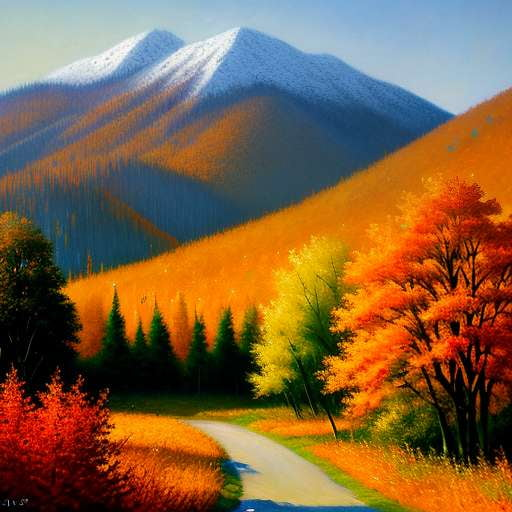 Midjourney Fall Mountain View: Customizable Prompt for Stunning Scenic Art - Socialdraft