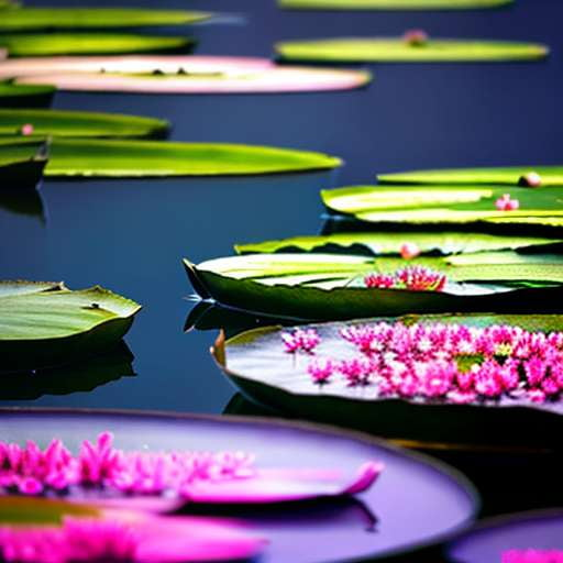 "Water Lilies" Midjourney Prompt for Customizable Art Creation - Socialdraft