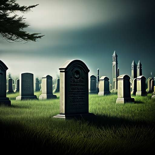 Ghoulish Burial Site Midjourney Prompt for Spooky Art Creations - Socialdraft