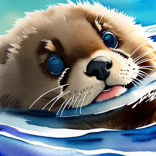 Sea Otter Midjourney Image Prompt - Create Your Own Unique Artwork - Socialdraft
